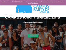 Tablet Screenshot of campuspartydf.com.br